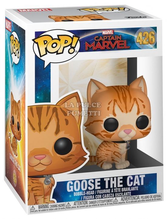 CAPTAIN MARVEL : GOOSE THE CAT  - VINYL FIGURE #  426 - POP FUNKO